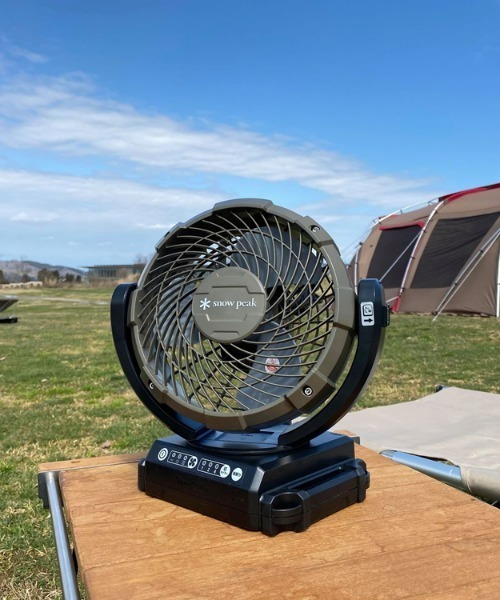 夏キャンプで使うポータブル扇風機